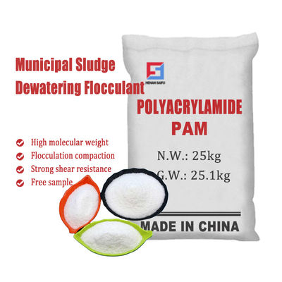 Het industriële Polyacrylamide Van kationen van Modderpam chemical water treatment dewatering